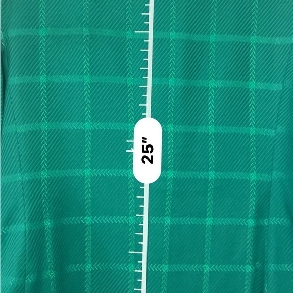 Vintage Executive collection green plaid  blazer size 8p granny core retro - Picture 10 of 10